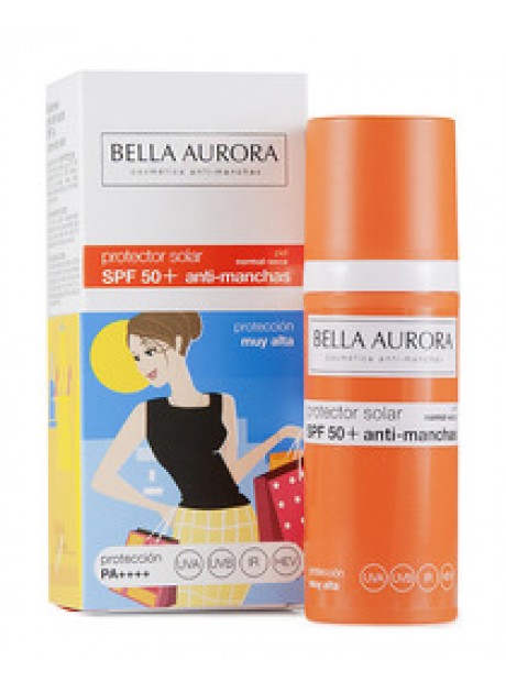 BELLA AURORA Fluido Solar Anti-Manchas Piel Normal-Seca SPF50+ 50ml