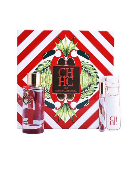 Cofre Carolina Herrera CH L'EAU Woman edt 100 ml+Mini edt 10ml+Funda de Viaje