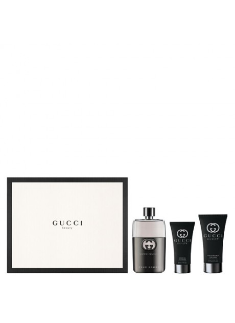 Cofre Gucci GUILTY Men edt 90 ml+After Shave 75ml+Gel Ducha 50ml