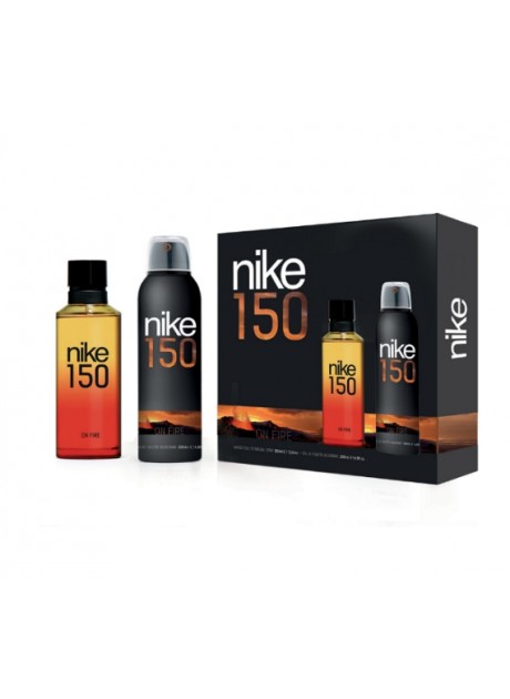 Cofre NIKE 150 ON FIRE Men edt 150ml+Desodorante 200ml