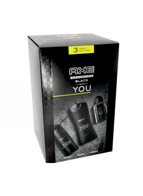 Cofre Axe YOU Men Bodyspray 150ml+Gel Ducha 250ml+After Shave 100ml