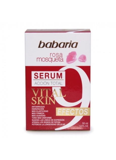 Babaria ROSA MOSQUETA Serum 9 Efectos Vital Skin 50ml