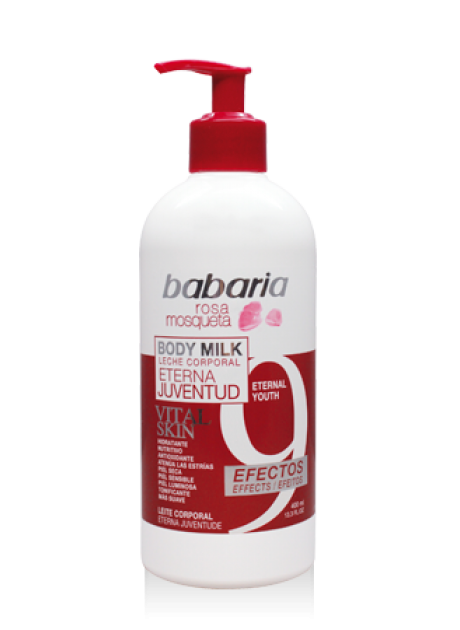 Babaria ROSA MOSQUETA Body Milk Vital Skin 9 Efectos 400ml