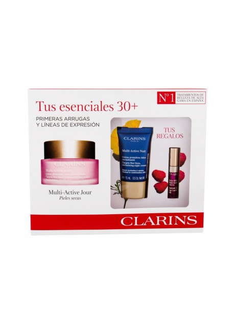 Cofre Clarins MULTI-ACTIVE JOUR Crema PS 50ml Lote 3pz