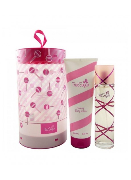 Cofre Aquolina PINK SUGAR Woman edt 100ml+Loción Corporal 250ml