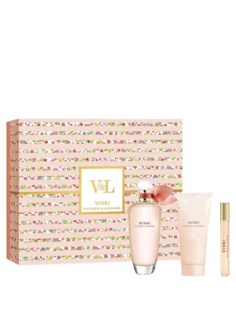 Cofre V&L VIVA! Woman edt 100ml+Mini edt 10ml+Crema Corporal 75ml