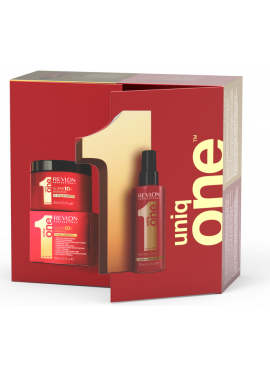Pack Revlon Uniq One 10 En1 Professional Hair Treatment 150ml+Super10R Mascarilla 300ml