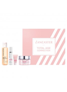 Cofre Lancaster TOTAL AGE CORRECTION Crema Noche 50 ml+Crema Día 3ml+Sérum 10ml+Limpiador Express 100ml