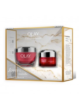 Cofre OLAY REGENERIST Crema Día Anti-edad Intensiva 3 Áreas 50ml+Olay Regenerist Día 15ml