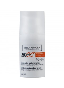 Bella Aurora CC Cream SPF50+ Crema con color Tono Medio 50ml