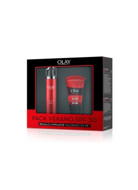 OLAY REGENERIST Crema Día Anti-edad Intensiva 3 Áreas SPF30 50ml+Gel Limpiador Facial