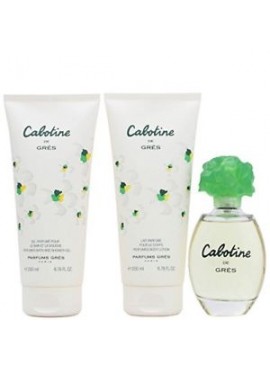Cofre Grès CABOTINE Woman edt 100ml+Body Lotion 200ml+Gel 200ml